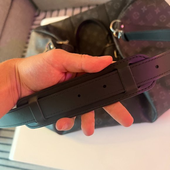 Louis Vuitton Keepall Bandoulière 55 Duffle Bag Monogram Eclipse - Picture 12 of 12